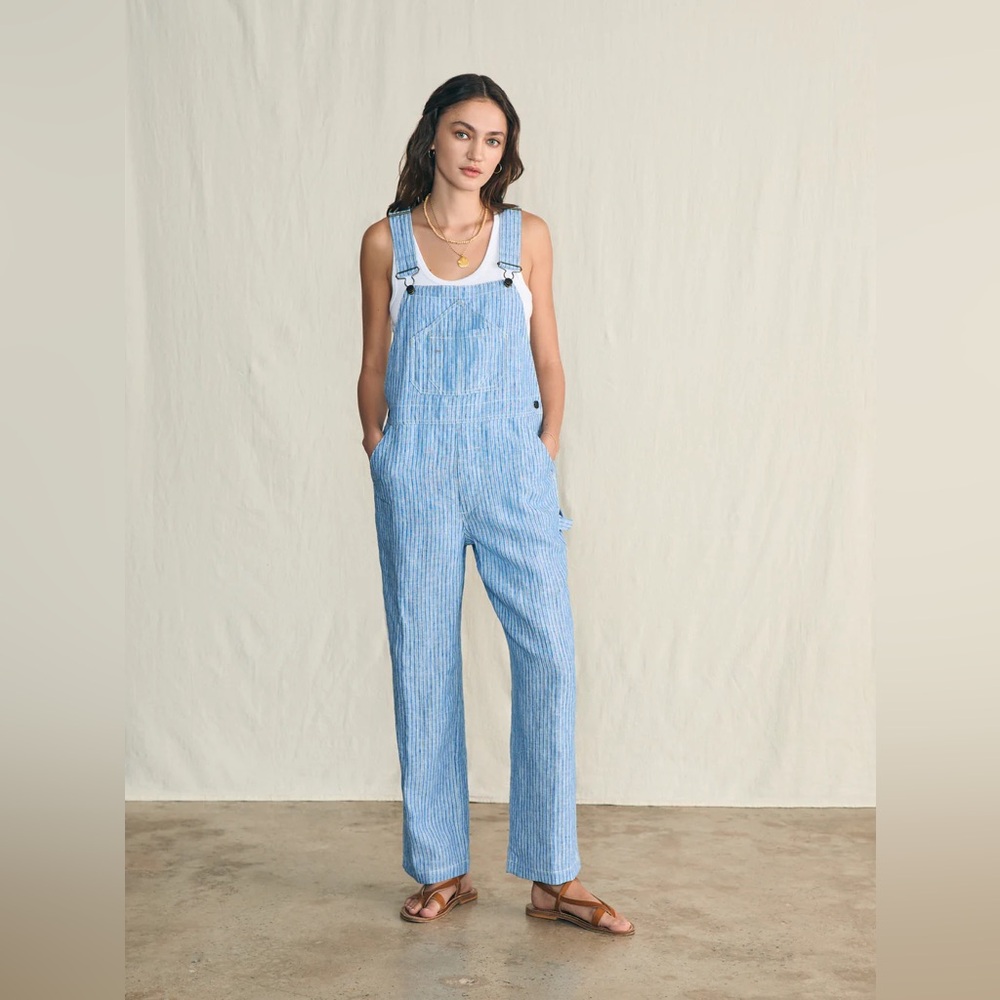 Faherty Linen Mechanic Overall size S